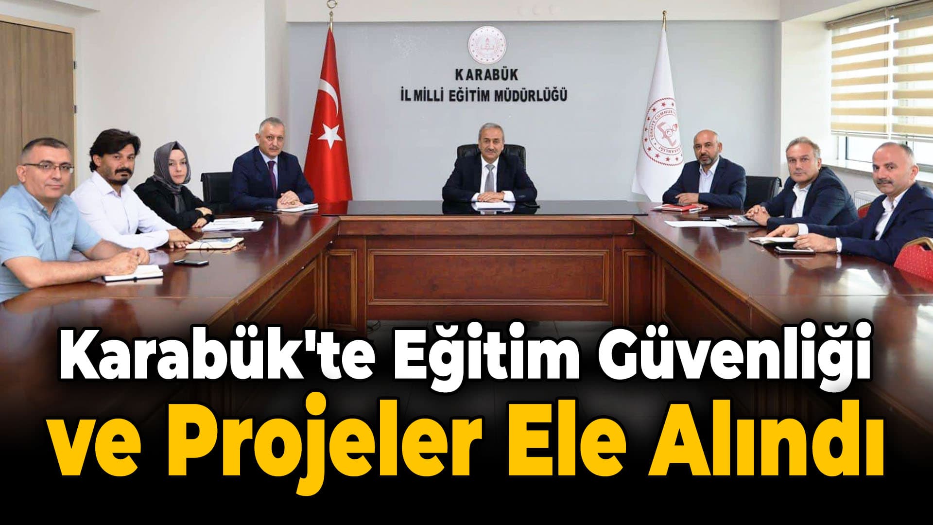 İl Milli Eğitim Müdürlüğü Değerlendirme Toplantısı Yaptı
