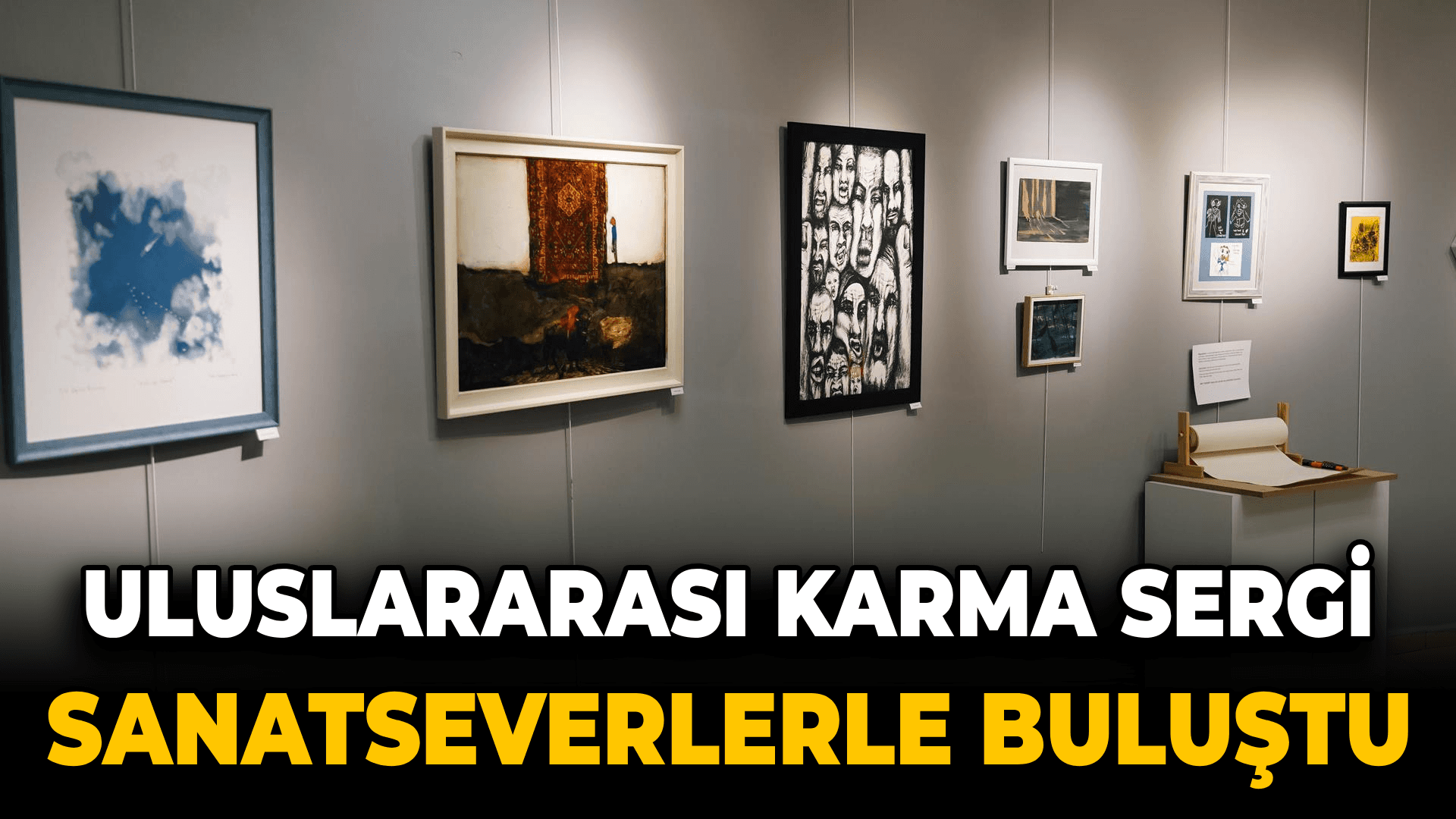 Karabük Üniversitesi'nde "ArtExChange Uluslararası Karma Sergisi" açıldı