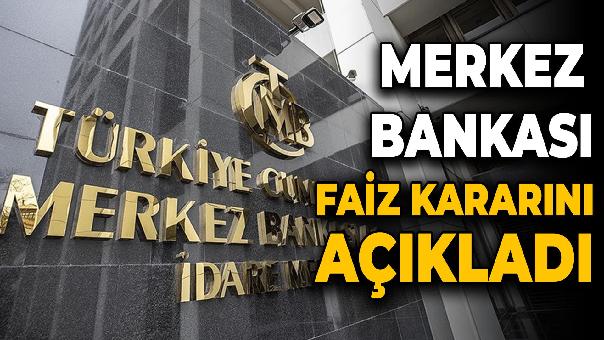 Merkez Bankası, Politika Faizini Yüzde 50'de Sabit Bıraktı