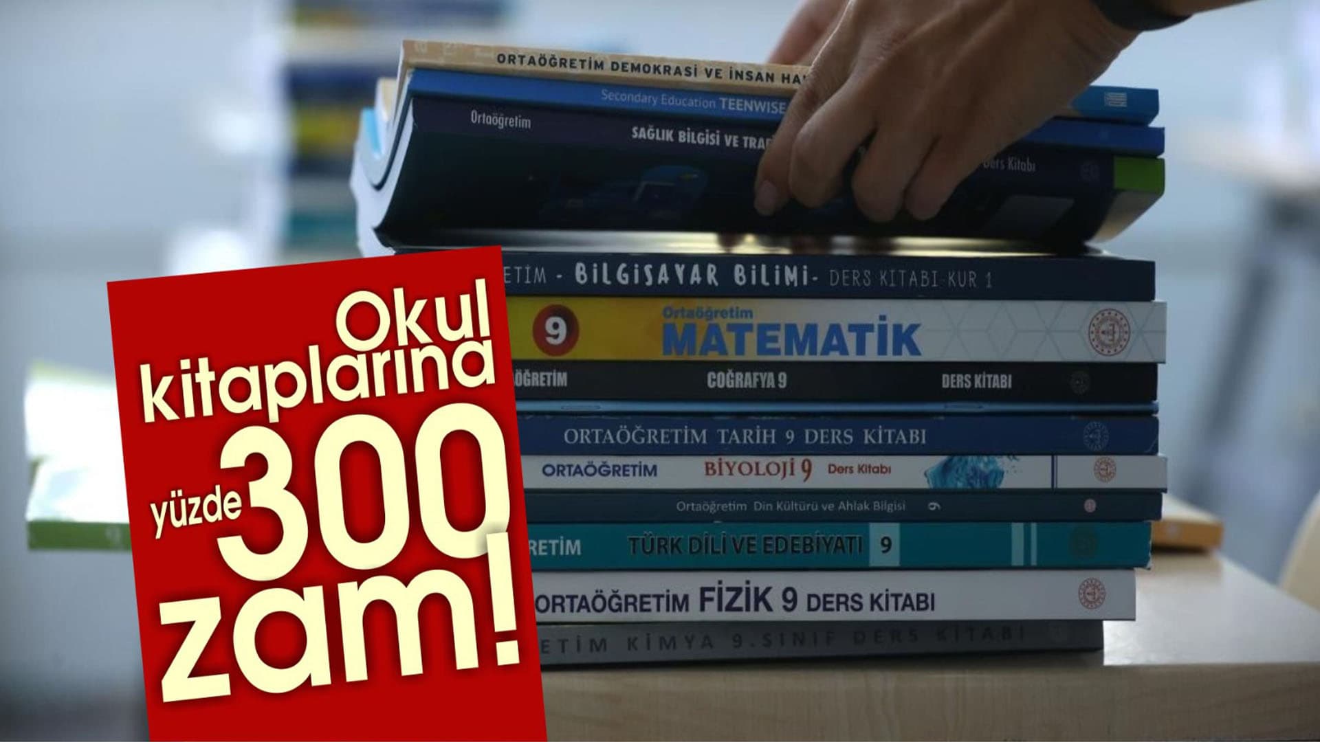 Okul kitaplarına yüzde 300 zam!
