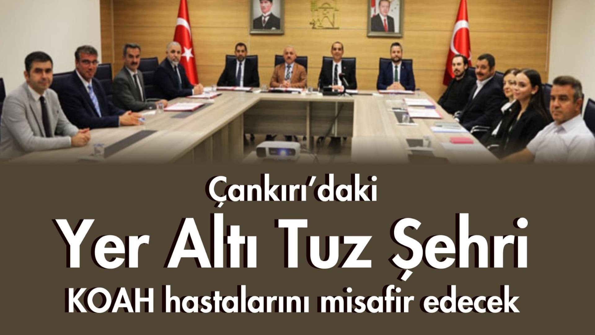Çankırı’daki Yer Altı Tuz Şehri KOAH Hastalarını Misafir Edecek