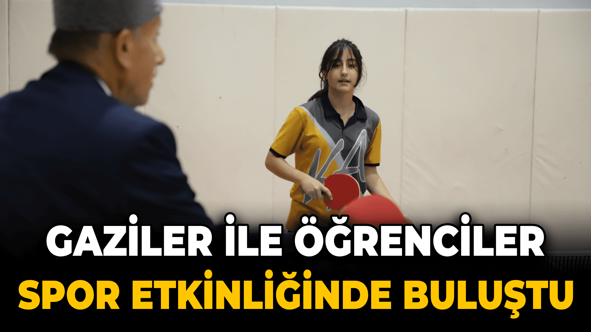 Karabük'te gaziler ile öğrenciler spor etkinliğinde buluştu