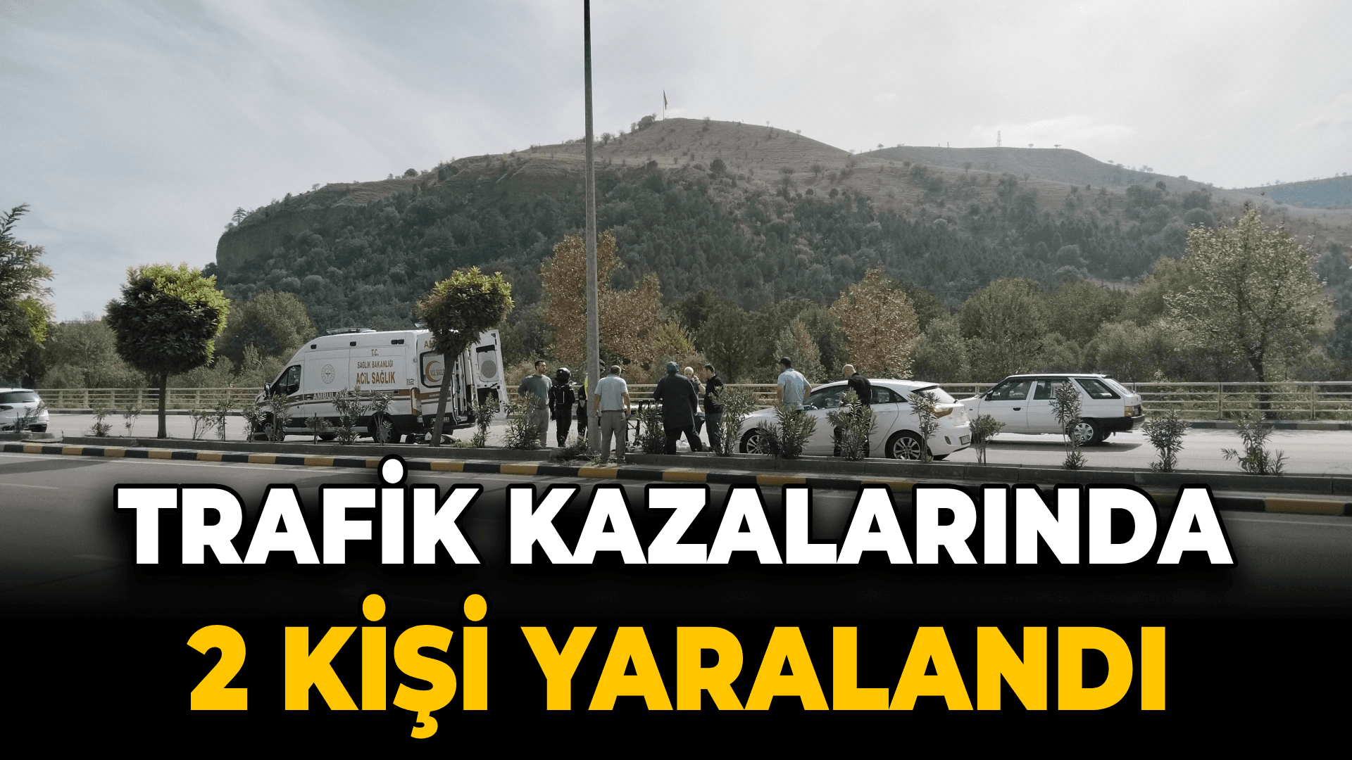 Karabük'teki trafik kazalarında 2 kişi yaralandı