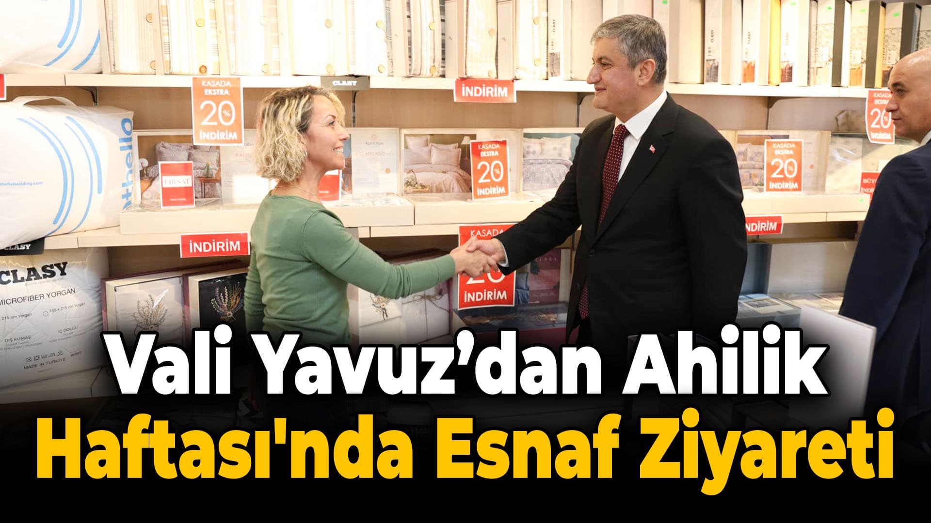 Valimiz Mustafa Yavuz, Esnaf ve Vatandaşlarla Bir Araya Geldi