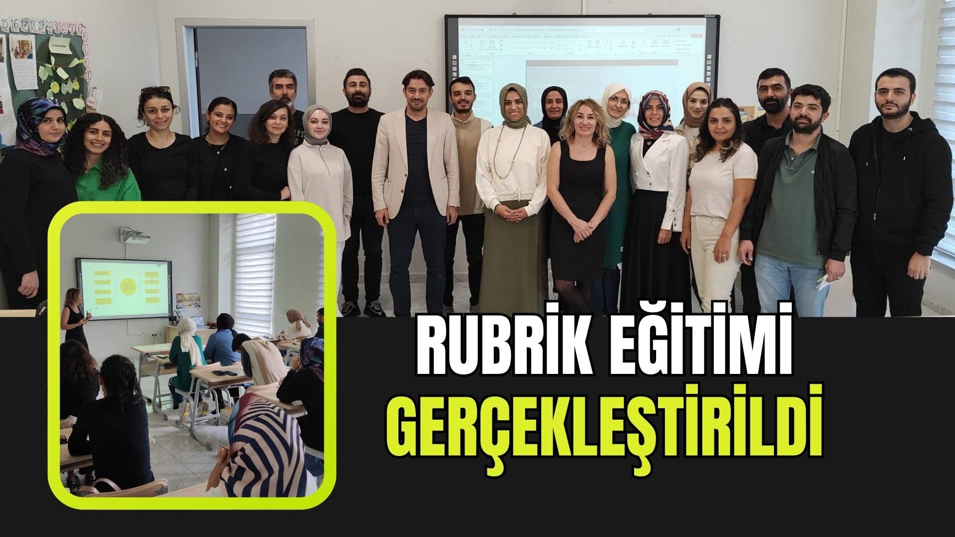 Karabük Üniversitesi Türkçe Öğretimi Uygulama ve Araştırma Merkezinde Rubrik Eğitimi Gerçekleştirildi