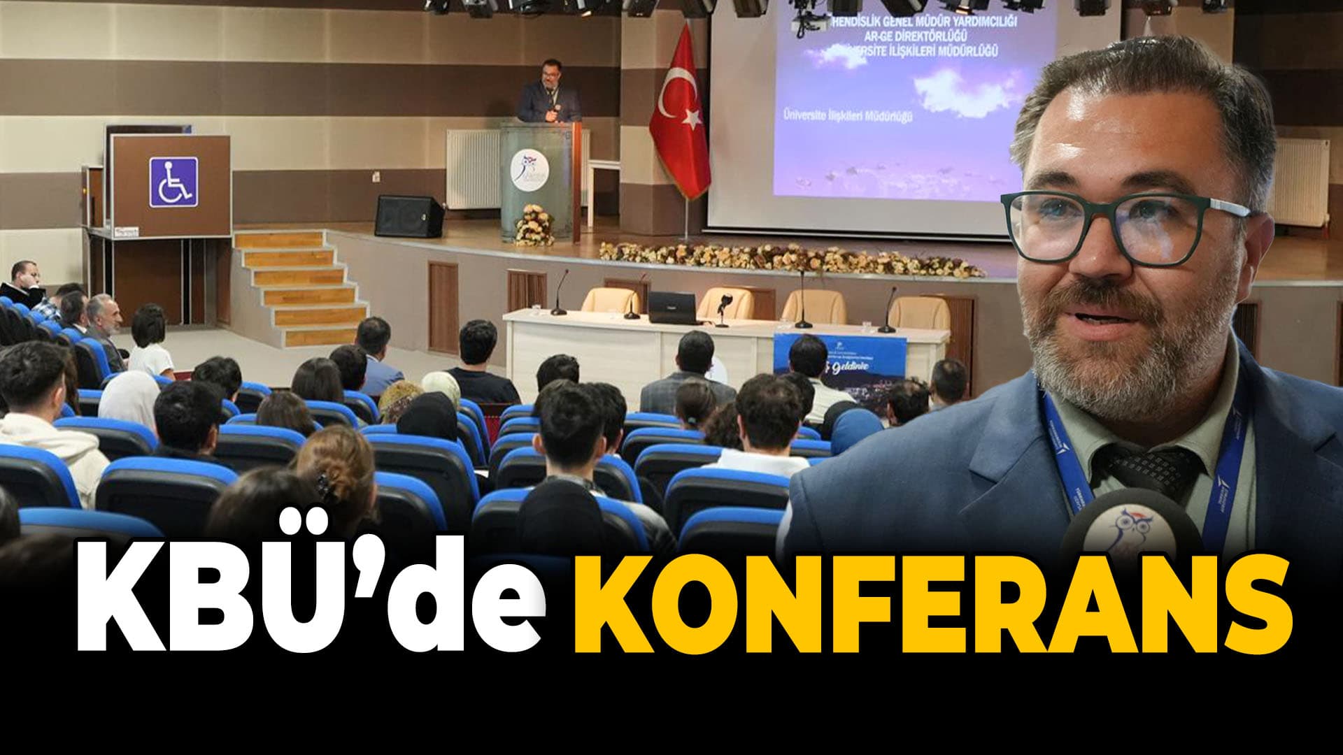 KBÜ’de "Havacılık Sektöründe AR-GE ve Üniversite-Sanayi İş Birliği" Konferansı Düzenlendi