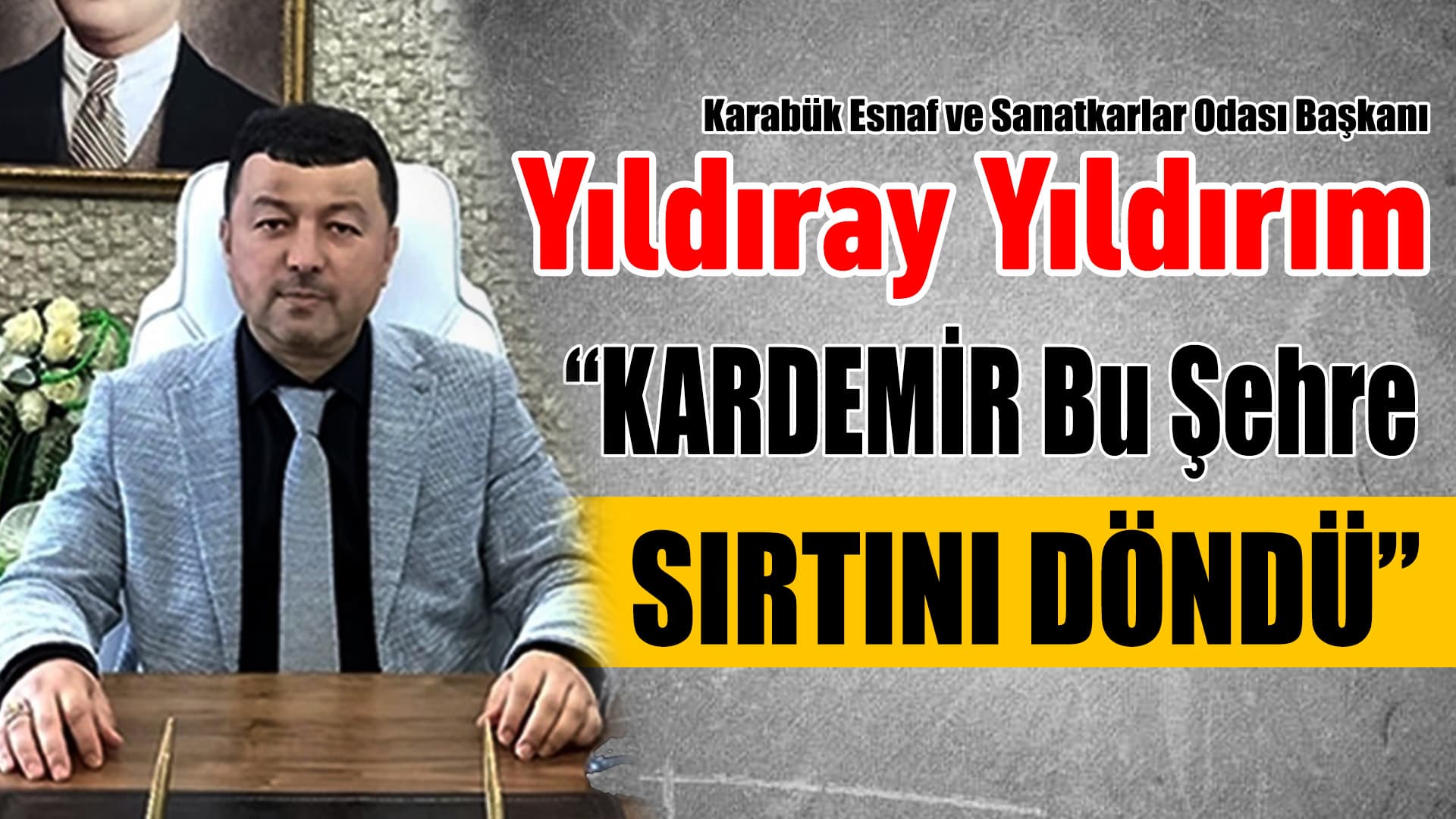 Yıldırım “Bu Şehre Vefa Borcunuz Var”