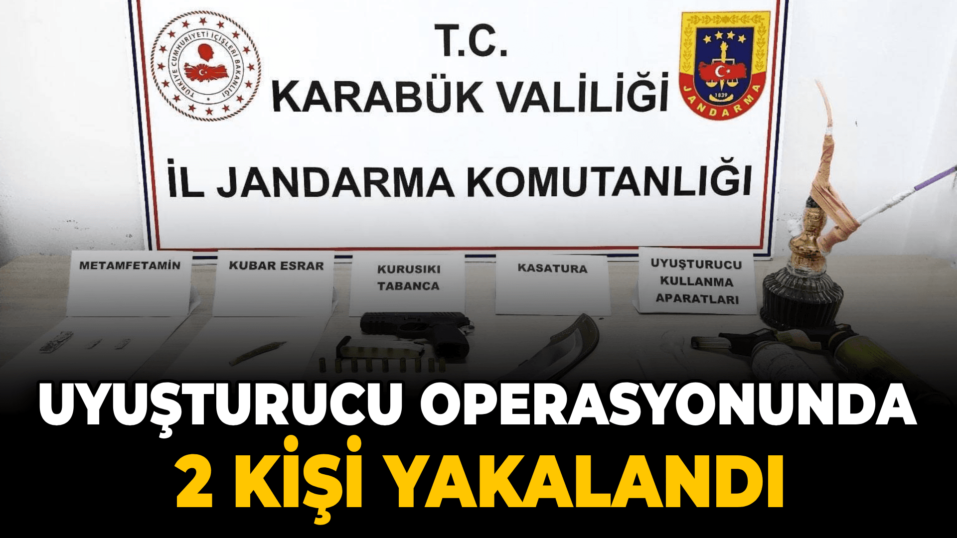 Uyuşturucu operasyonunda 2 şüpheli yakalandı