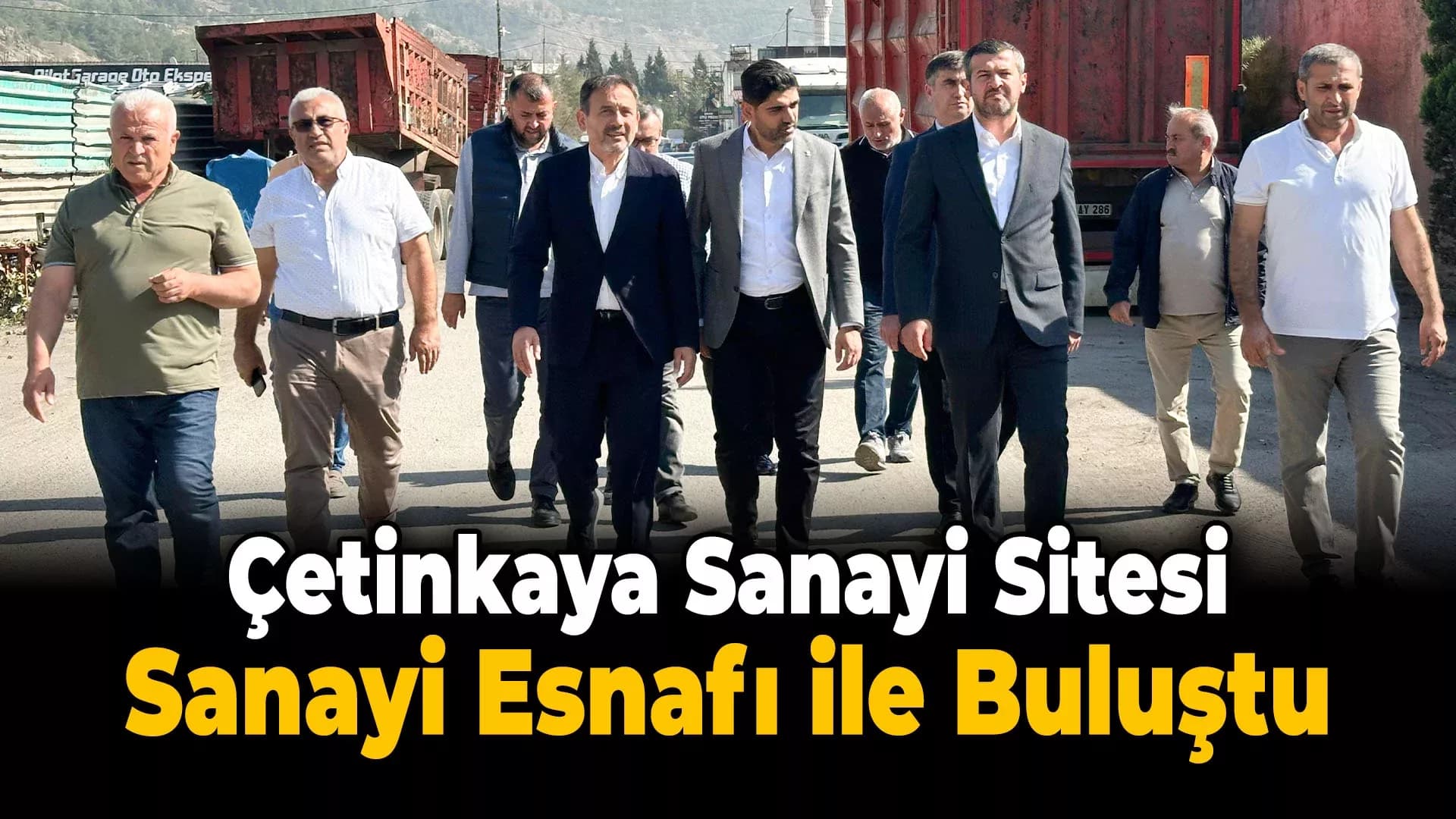 Başkan Çetinkaya Sanayi Esnafını Ziyaret Etti