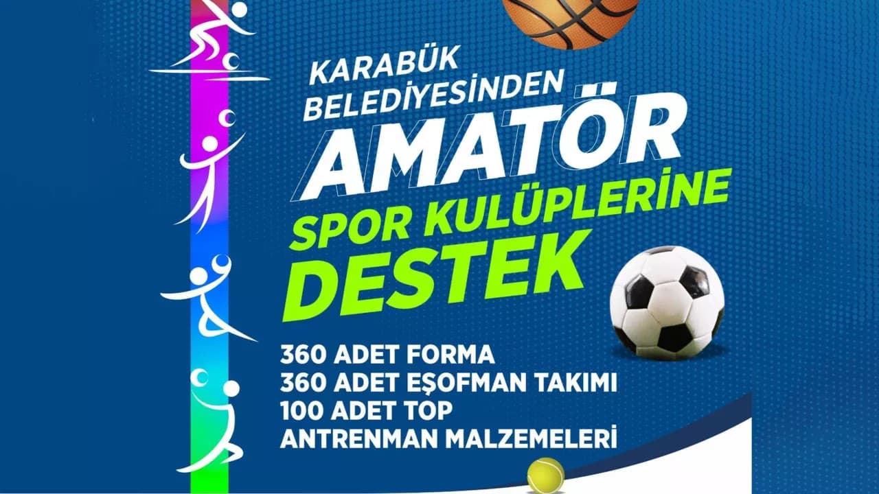 Karabük Belediyesi Amatör Spor Kulüplerine Destek Sağladı
