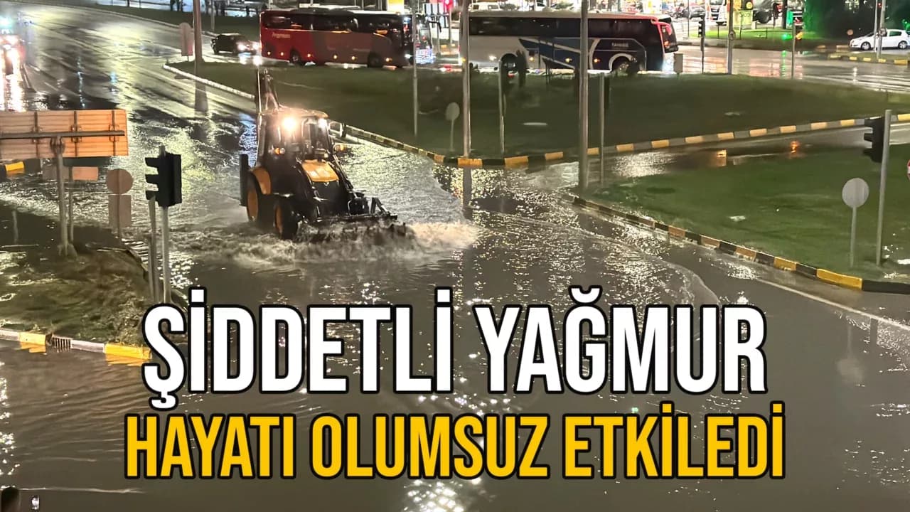 Karabük'te Sağanak Etkili Oldu