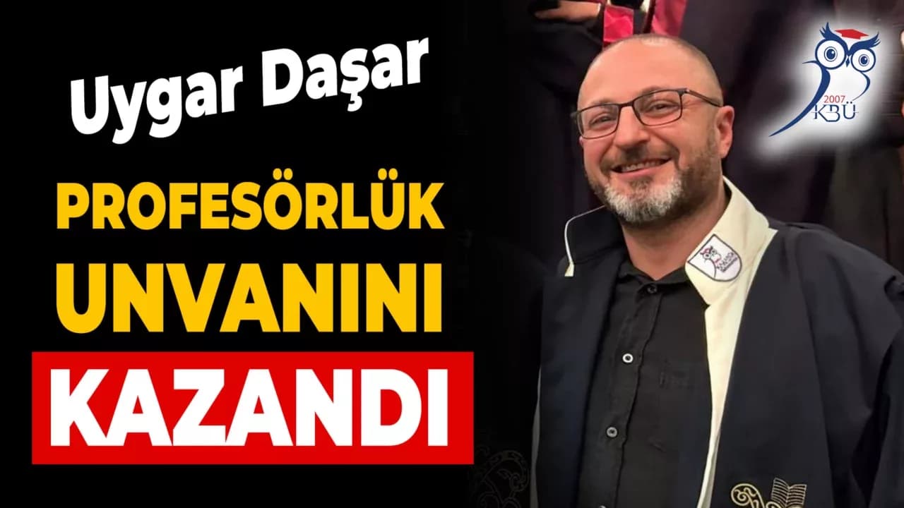 Uygar Daşar Profesörlük Unvanını Aldı