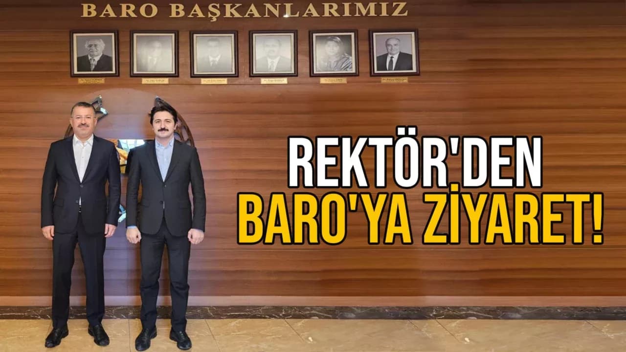 Karabük'te Rektör'den Baro'ya Ziyaret!