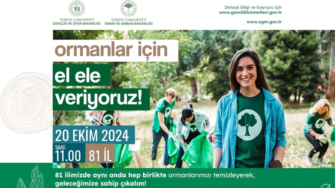 81 İlde Gençler Çevre İçin Harekete Geçiyor