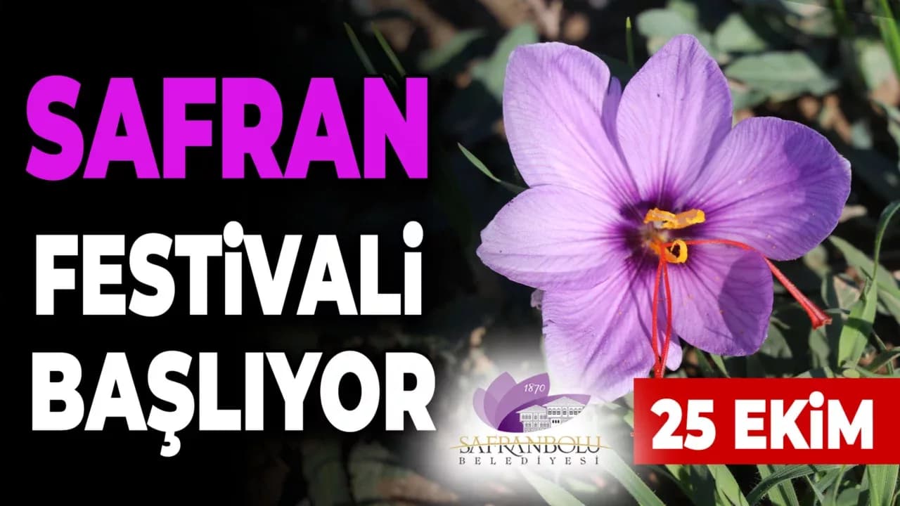 8. Safran Festivali 25 Ekim'de Başlayacak