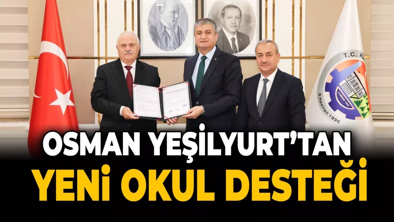 Hayırsever İş İnsanı Osman Yeşilyurt’tan Eğitime Destek