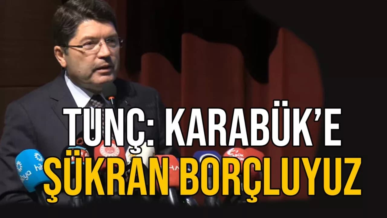 Bakan Tunç, Karabük Kongresi'nde Birlik Mesajı Verdi