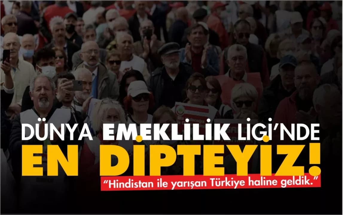 Dünya Emeklilik Ligi’nde Sonuncuyuz!