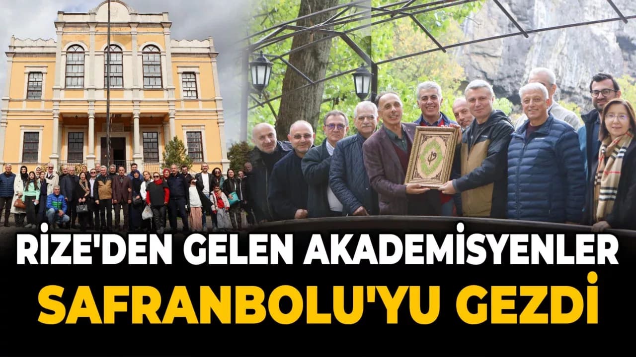 Safranbolu, Rize'den Gelen Ziyaretçilerini Ağırladı