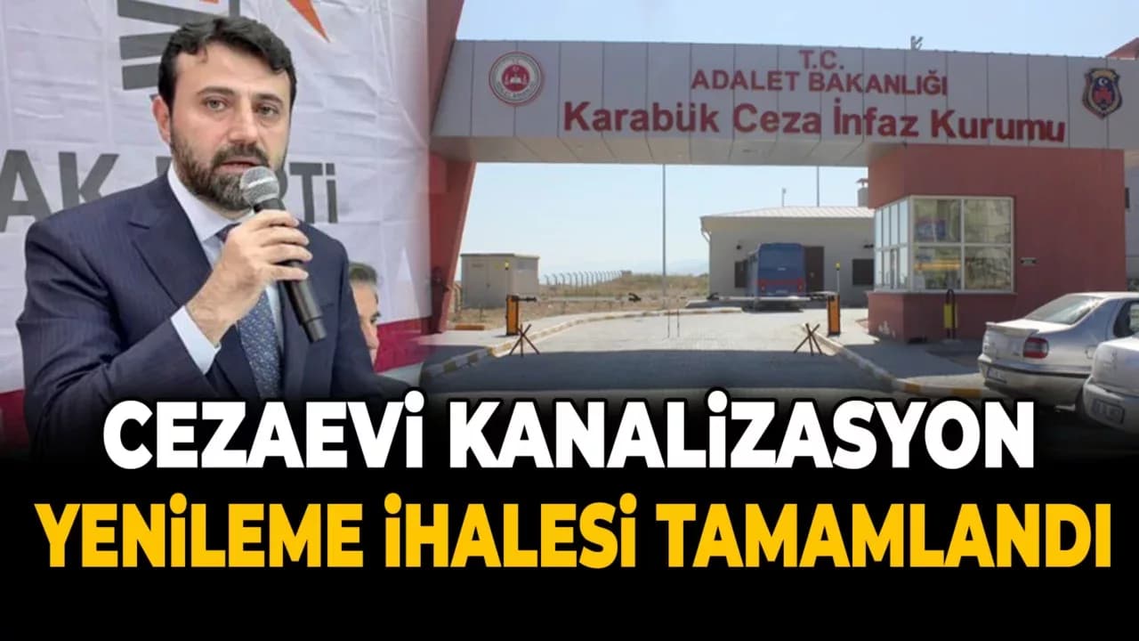 Cezaevi Kanalizasyon İhalesi Yapıldı