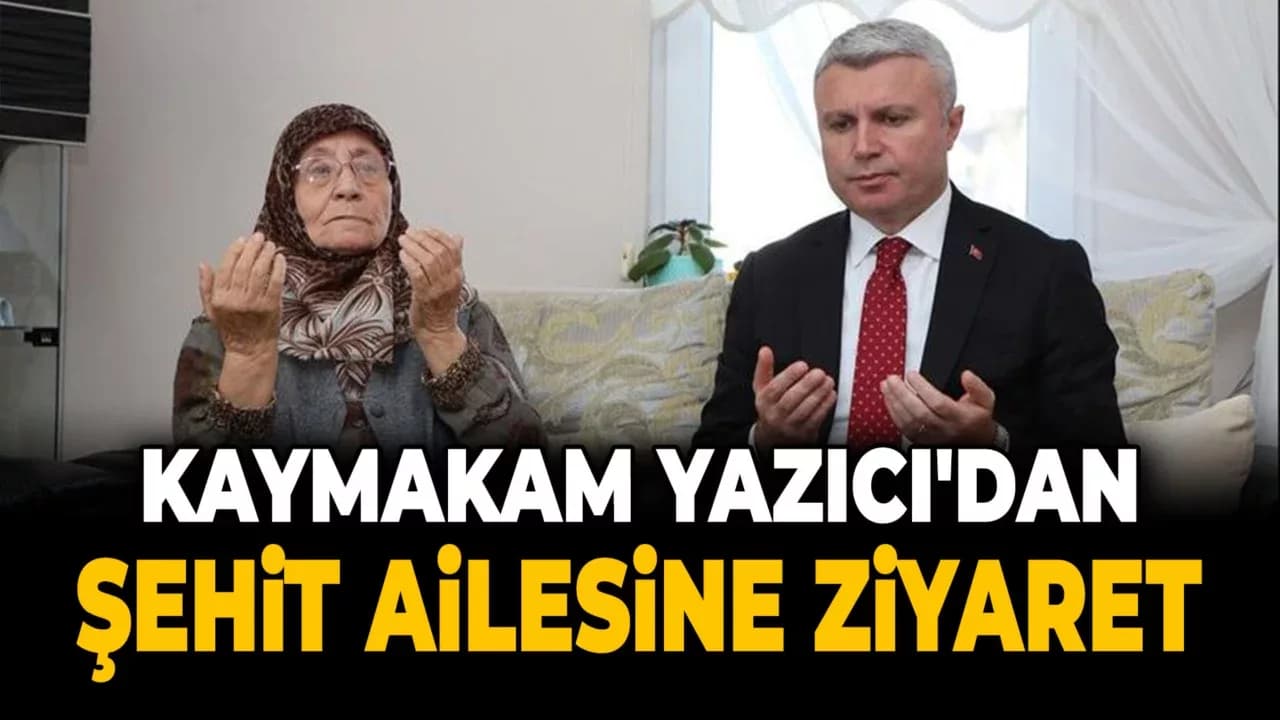 Safranbolu Kaymakamı Doğan Ailesi’ni Ziyaret Etti