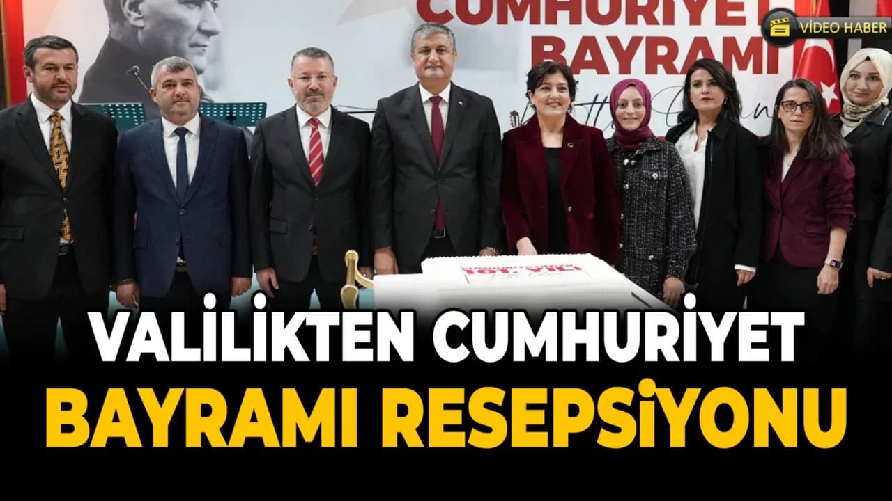 29 Ekim Cumhuriyet Bayramı Resepsiyonu Düzenlendi