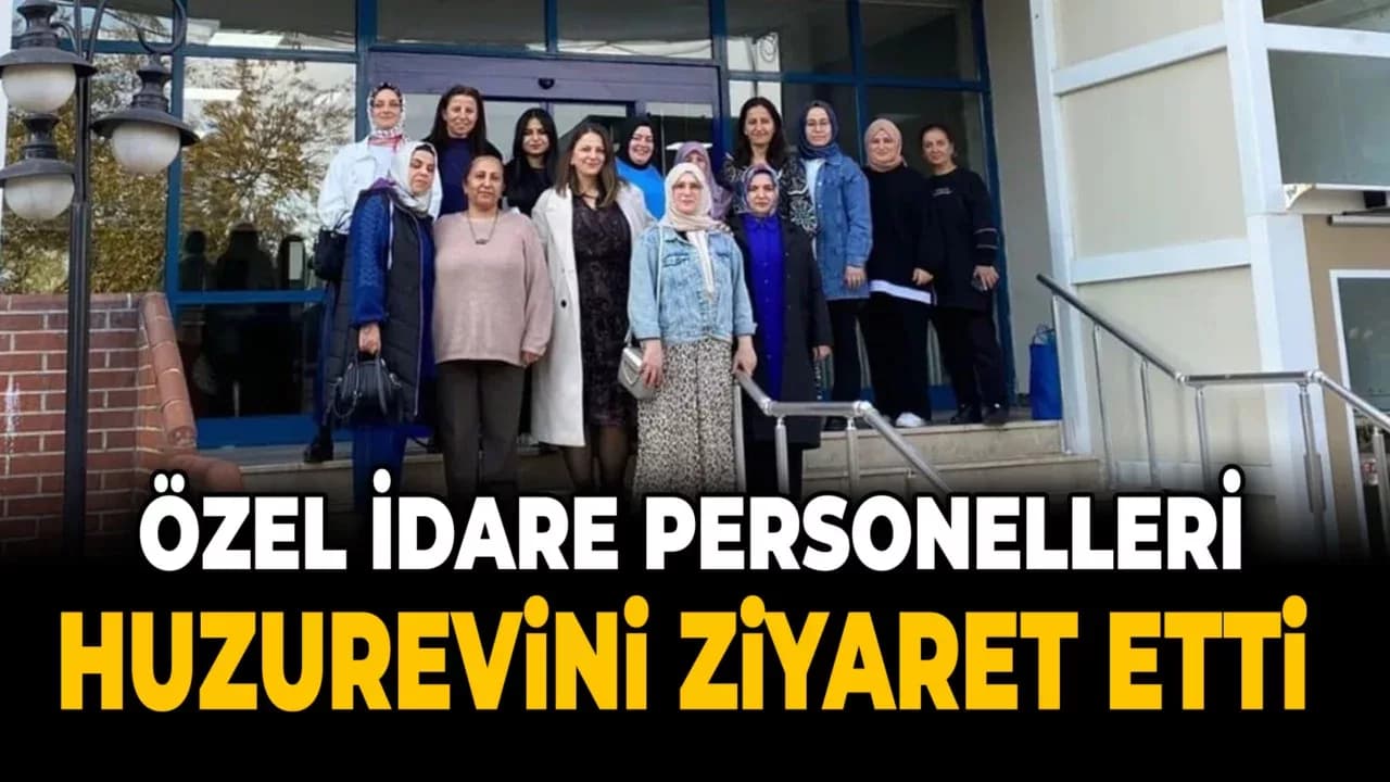 İl Özel İdaresi Personelleri Yaşlılarla Bir Araya Geldi