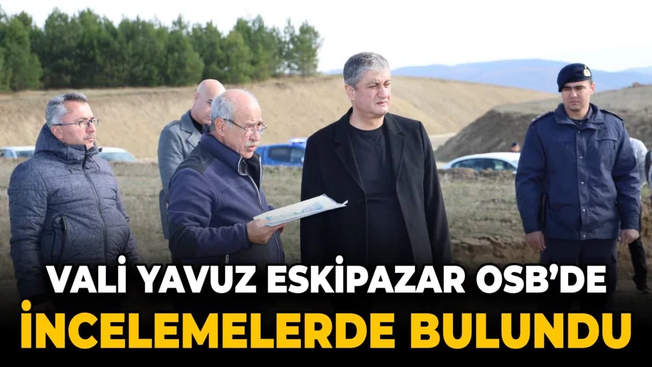Vali Yavuz, Eskipazar OSB'de İncelemelerde Bulundu