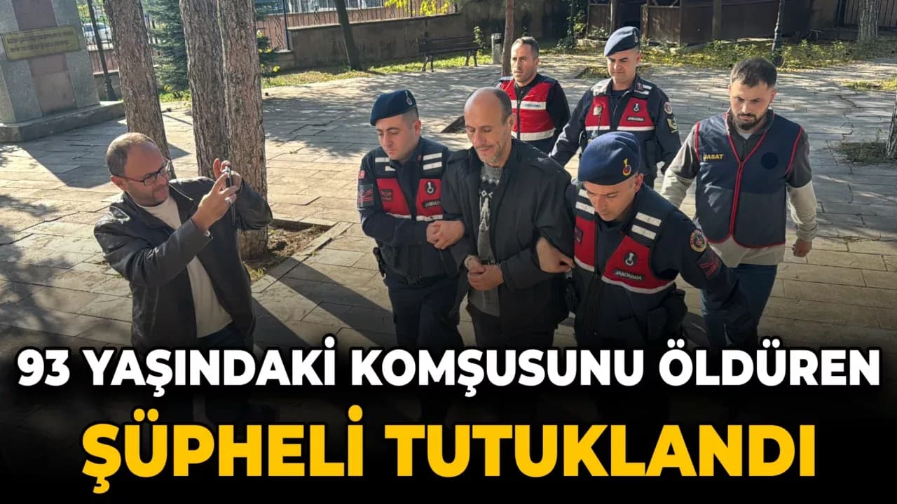 Karabük'te 93 yaşındaki komşusunu öldüren şüpheli tutuklandı