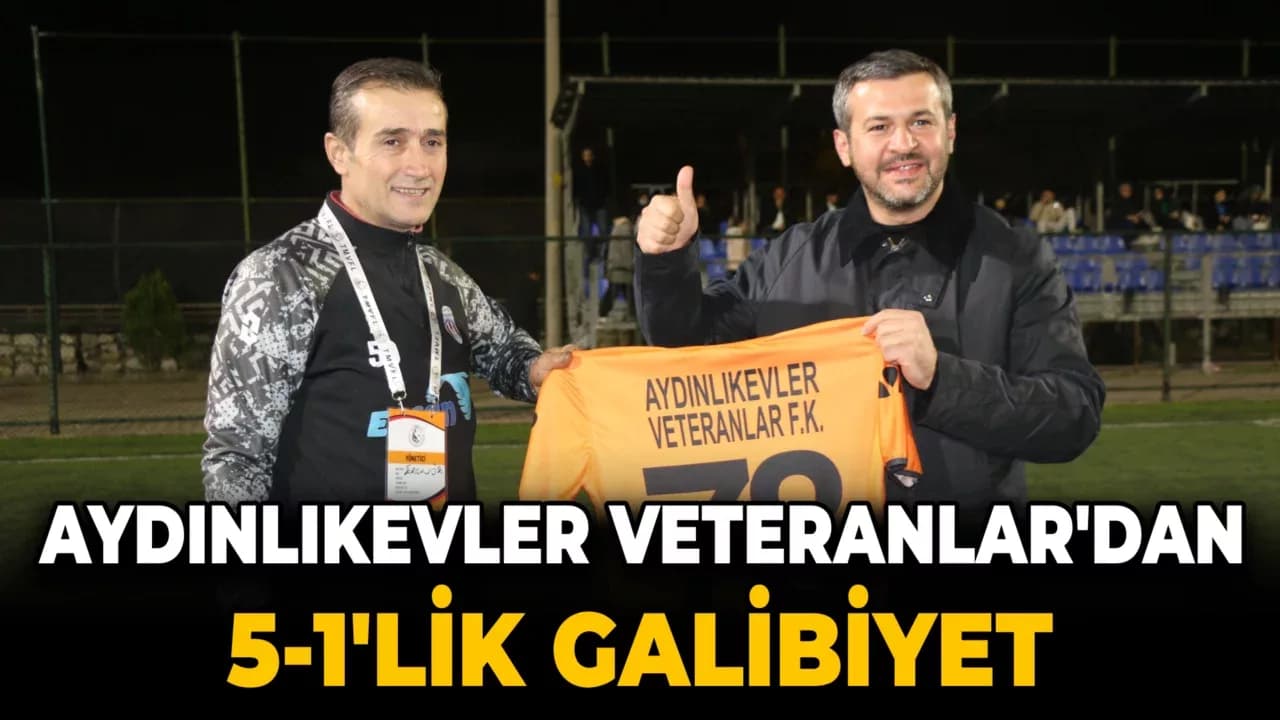 Aydınlıkevler Veteranlar'dan 5-1'lik Galibiyet