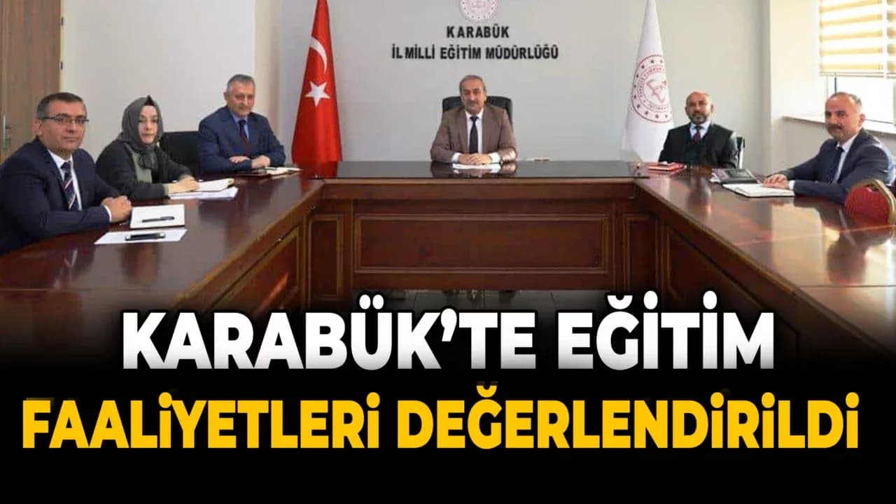 İl Milli Eğitim Müdürlüğü Haftalık Değerlendirme Toplantısı Gerçekleştirdi