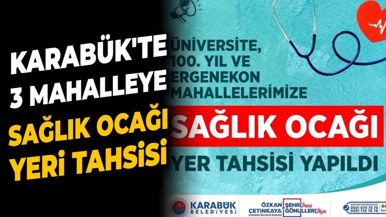 Belediye’den Üç Mahalleye Sağlık Ocağı İçin Yer Tahsisi