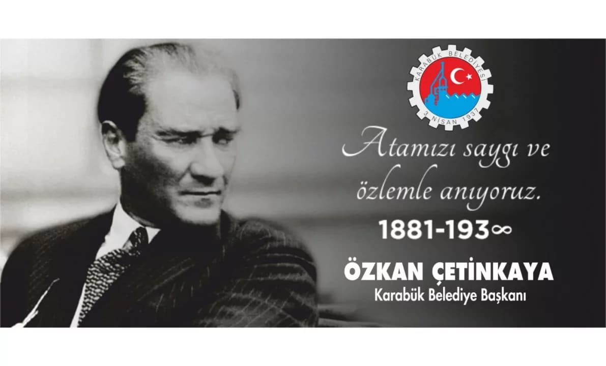 Özkan Çetinkaya'dan 10 Kasım Mesajı
