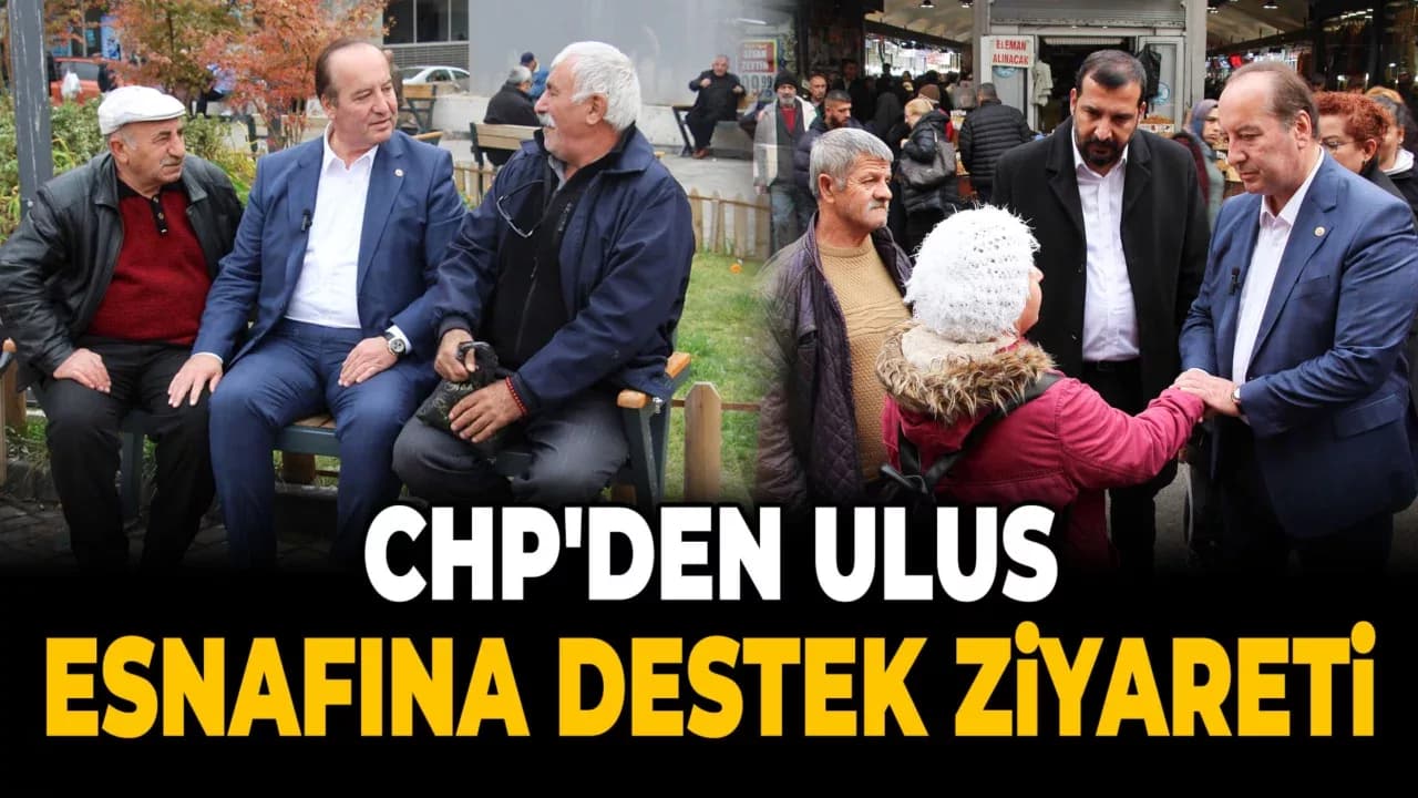 CHP'den Esnafa Destek Ziyareti: "Var Bir Çaresi"