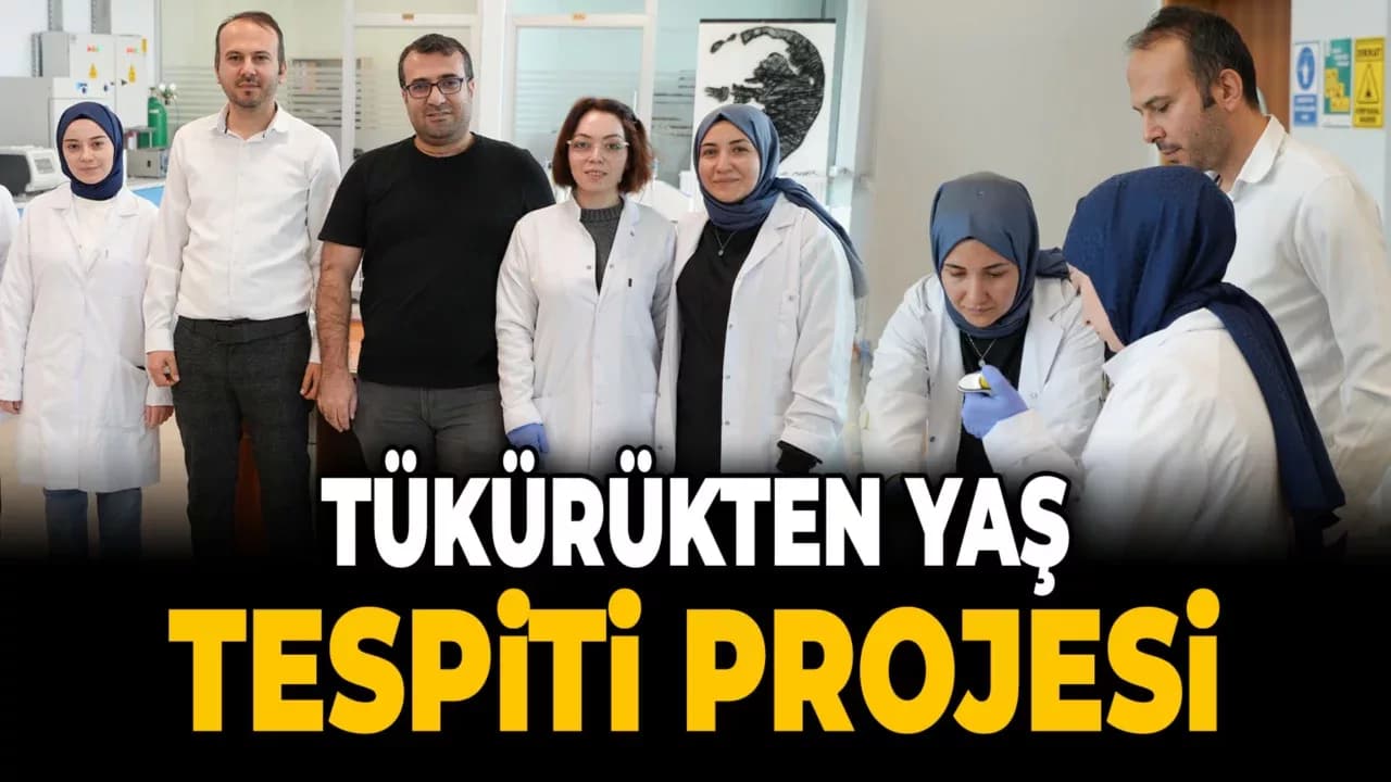 Tükürükten Biyolojik Yaş Tespiti