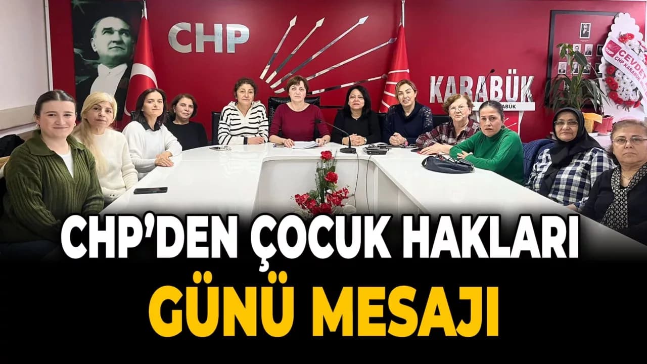 CHP Kadın Kolları'ndan Dünya Çocuk Hakları Günü Açıklaması