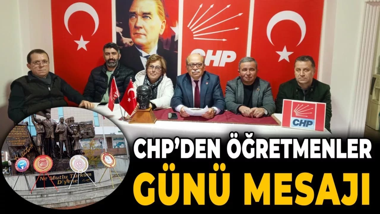 CHP Safranbolu İlçe Başkanlığı'ndan 24 Kasım Öğretmenler Günü Mesajı