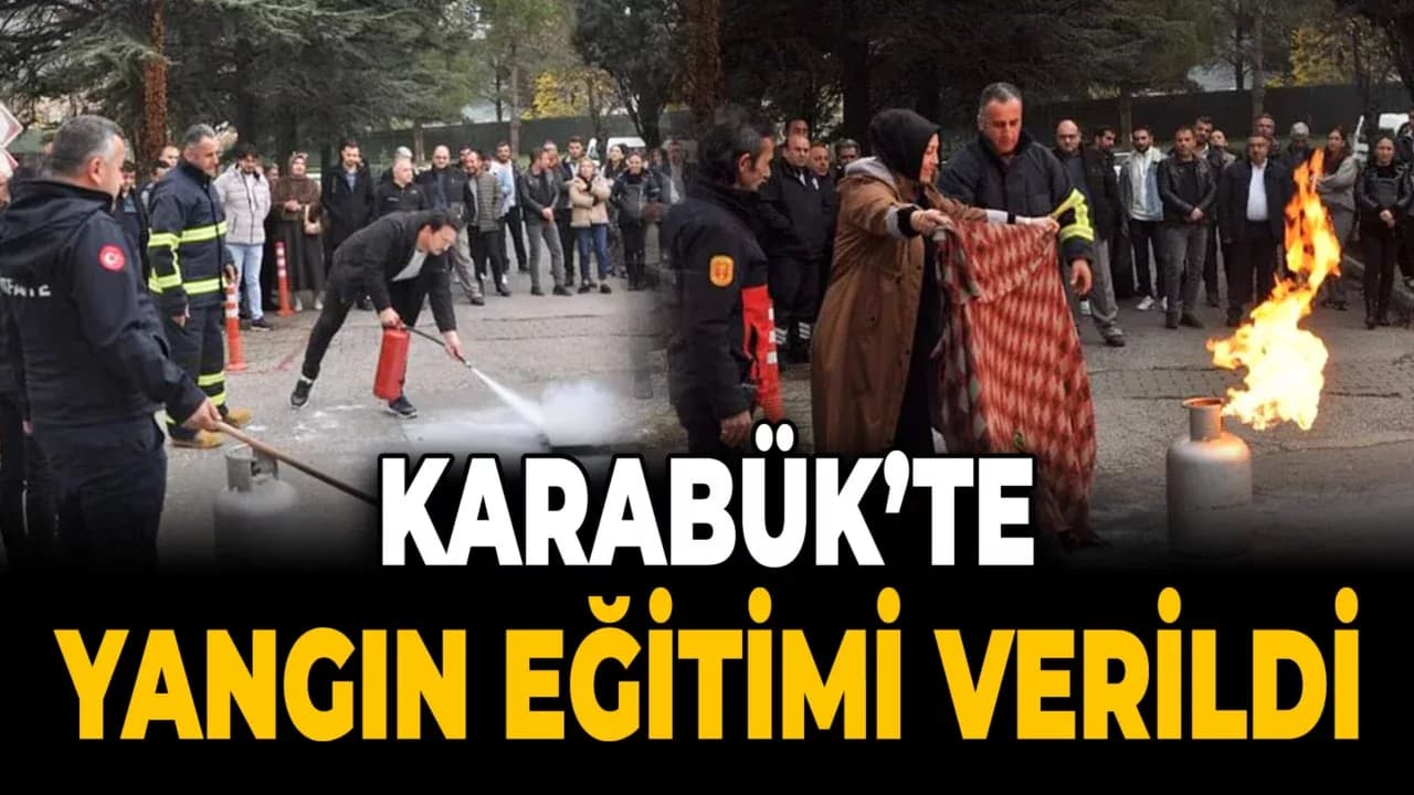 İl Müdürlüğü'nde Yangın Söndürme Eğitimi Gerçekleşti