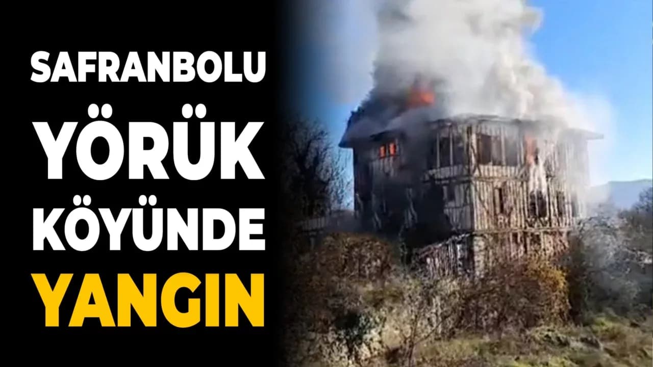 350 Yıllık Tarihi Konak Alev Alev Yandı