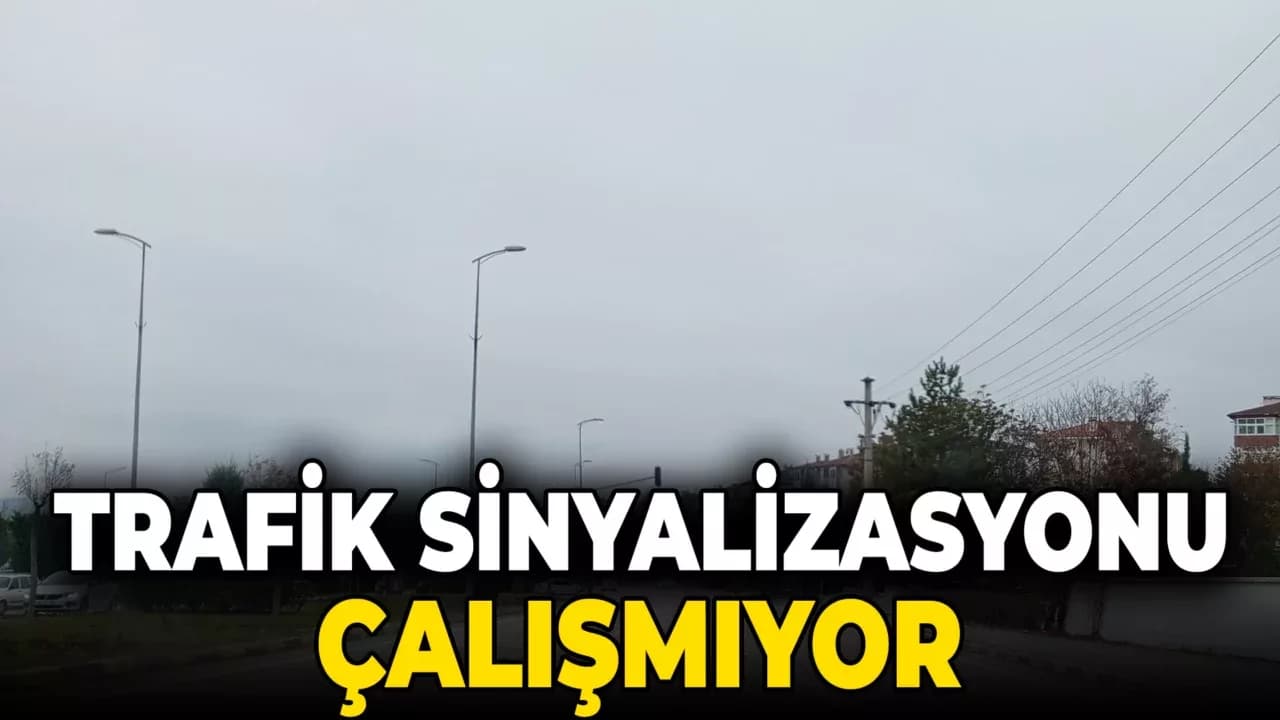 Safranbolu Sanayi Kavşağı'nda Trafik Sinyalizasyonu Çalışmıyor