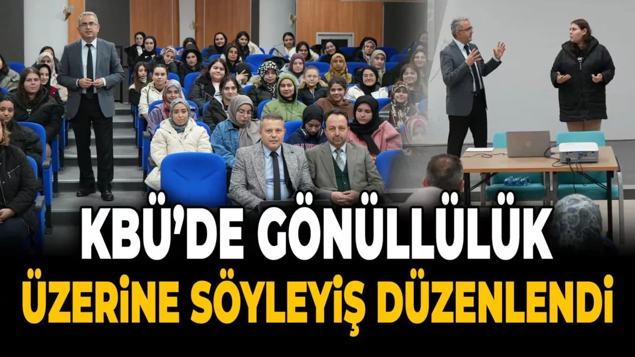 KBÜ Öğrencileriyle Söyleşi Gerçekleştirildi