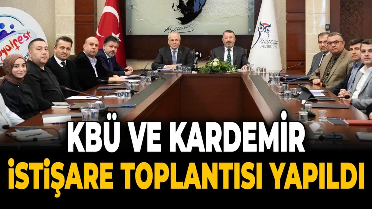 KBÜ ile Kardemir Arasında İstişare Toplantısı
