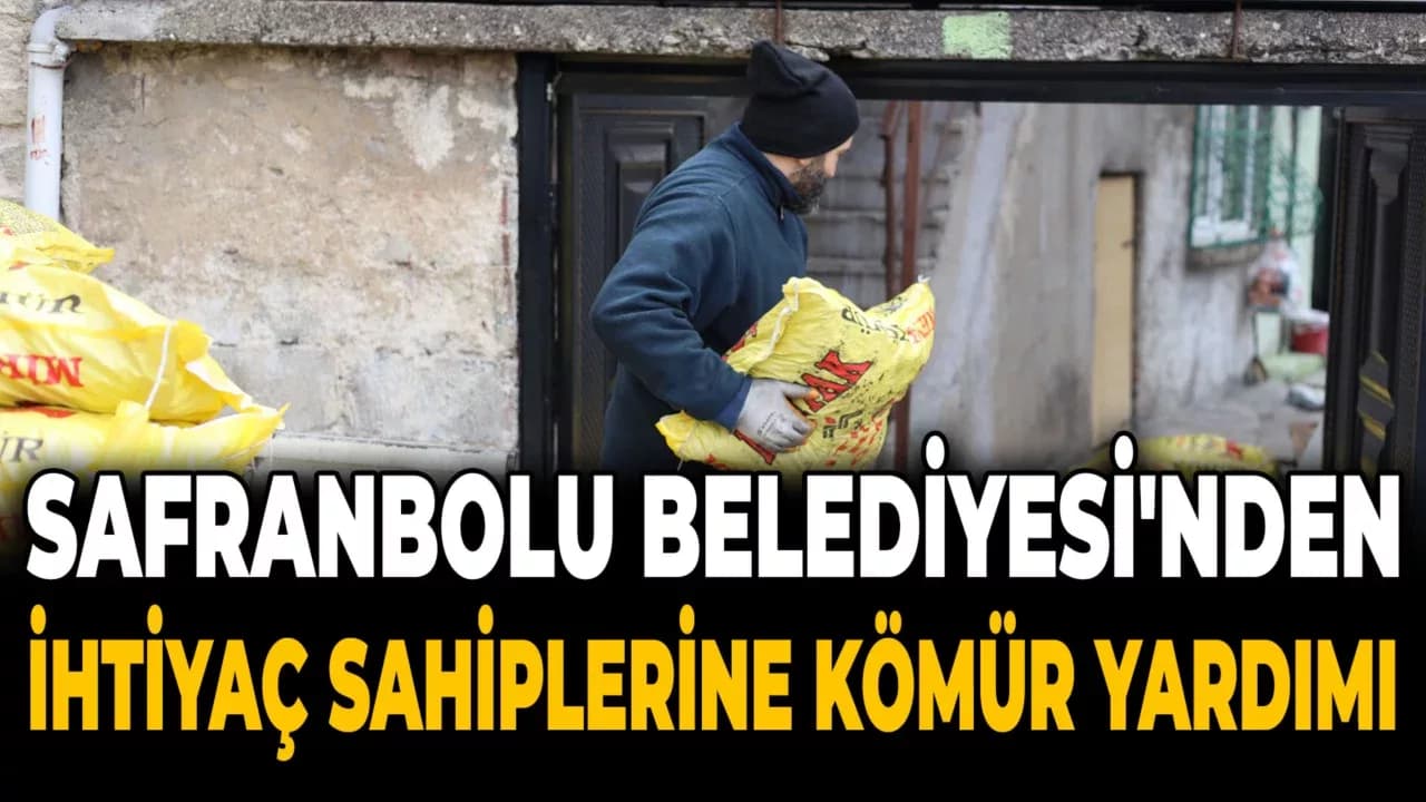 Safranbolu Belediyesi Her Koşulda Komşularının Yanında