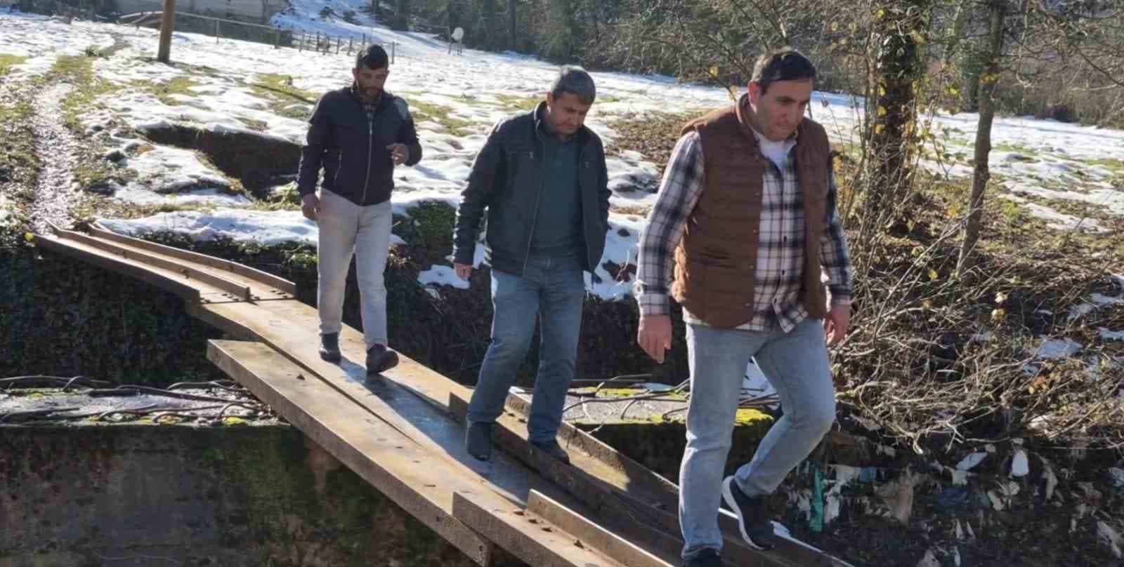 Bartın’da köylülerin köprü sıkıntısı