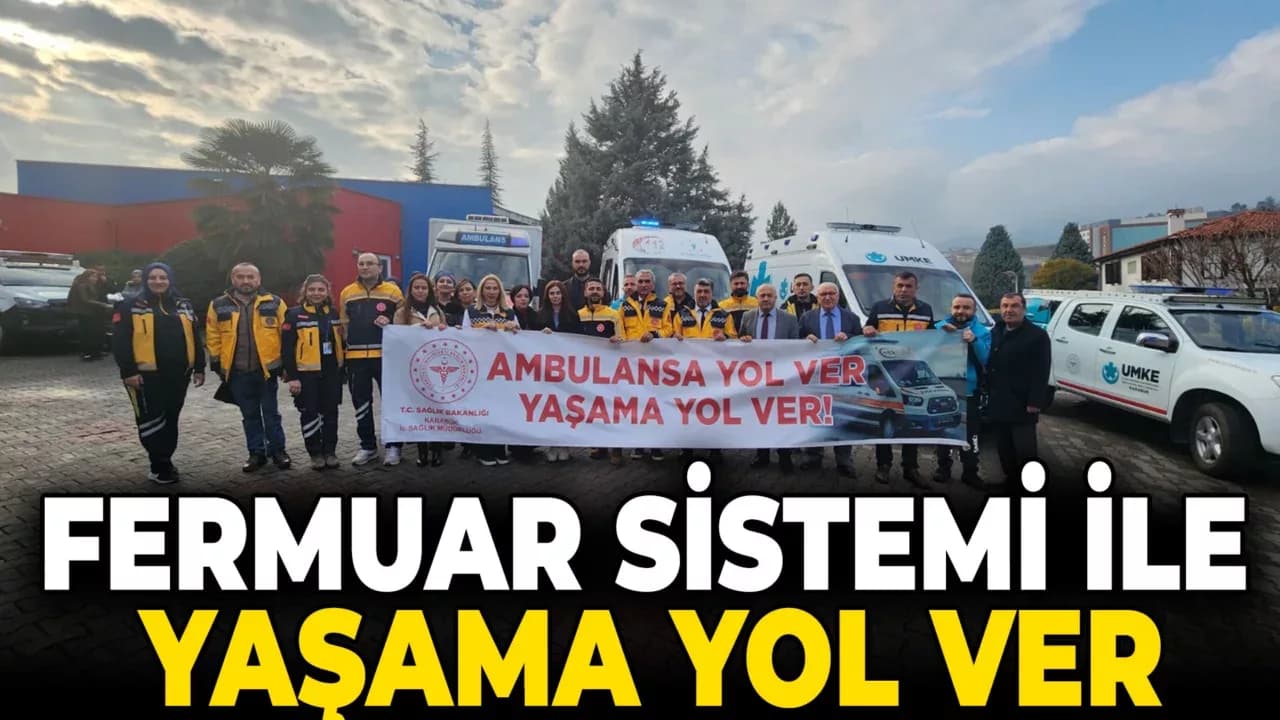“Fermuar Sistemi ile Yaşama Yol Ver” Kampanyası Tanıtıldı