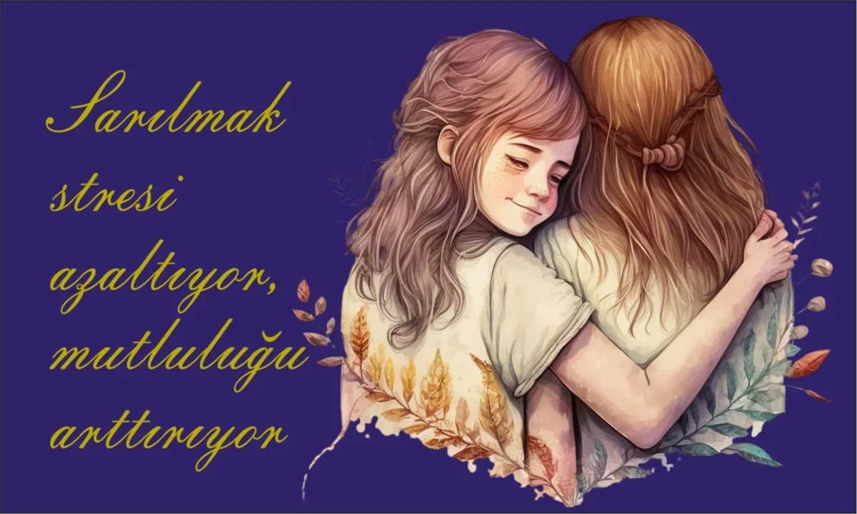 Sarılmak stresi azaltıyor, mutluluğu arttırıyor