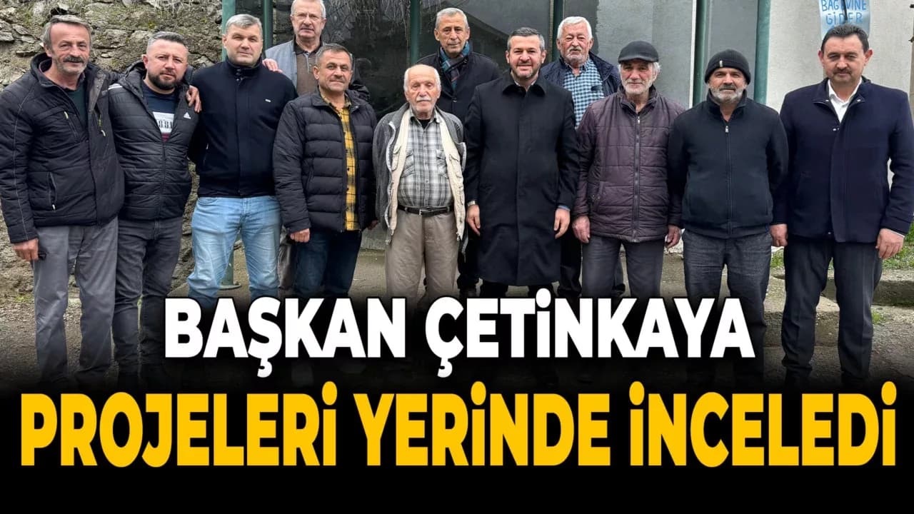 Karabük Belediye Başkanı Özkan ÇETİNKAYA, Devam Eden Projeleri Yerinde İnceledi