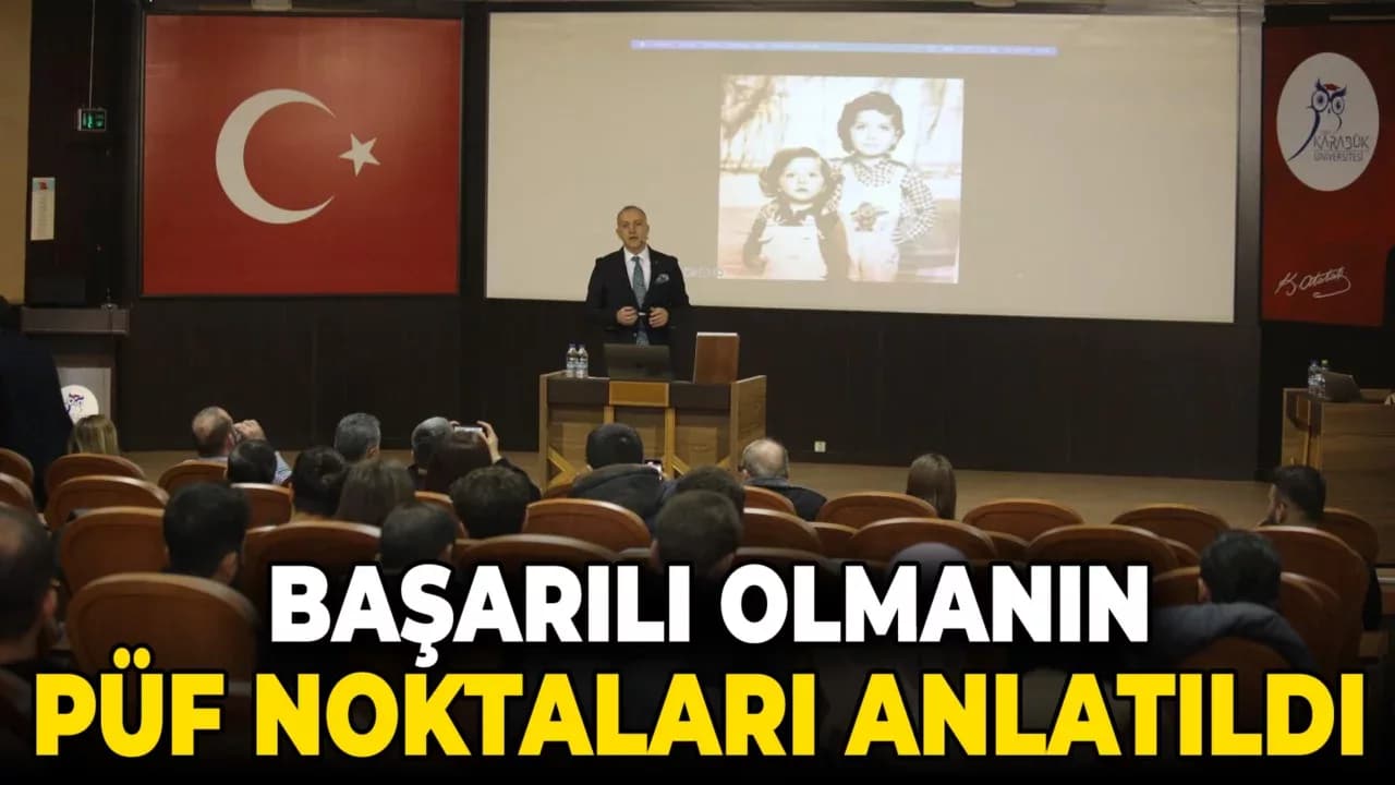Başarılı Olmanın Püf Noktaları Anlatıldı