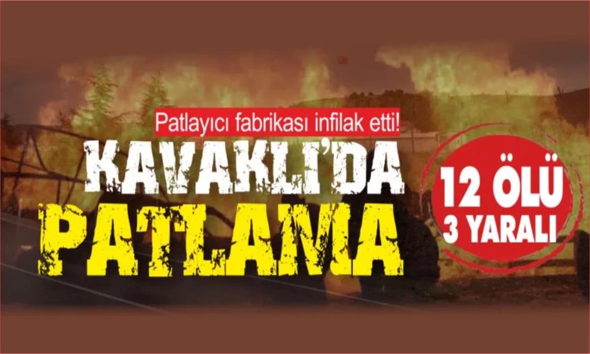 Patlayıcı fabrikasında patlama: 12 kişi hayatını kaybetti