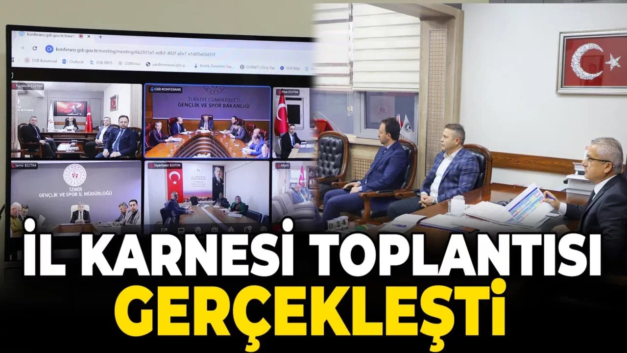 İl Karnesi Toplantısı Gerçekleşti